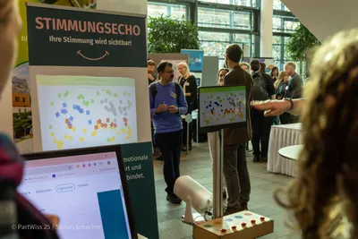 Zu sehen ist das StimmungsEcho auf der Konfernez PartWiss